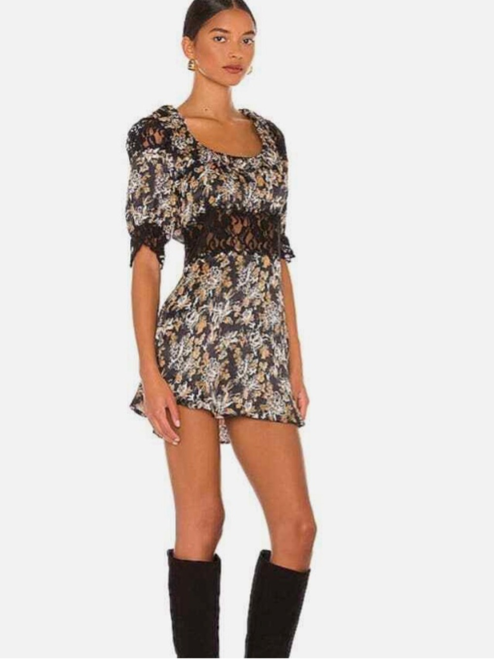 Free People Lucie Floral Mini Dress
